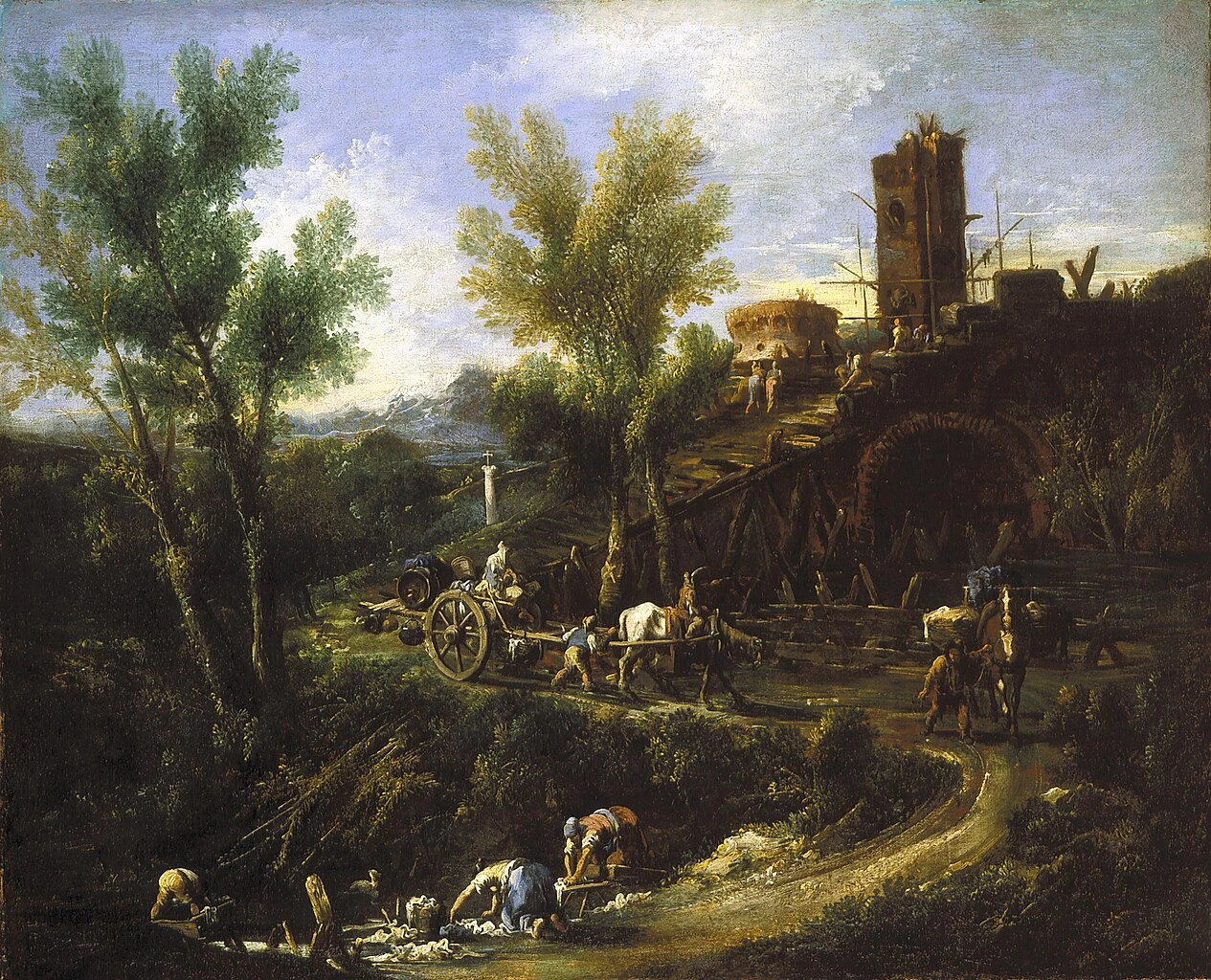 Paesaggio con zingari e lavandaie - Indianapolis Museum of Art